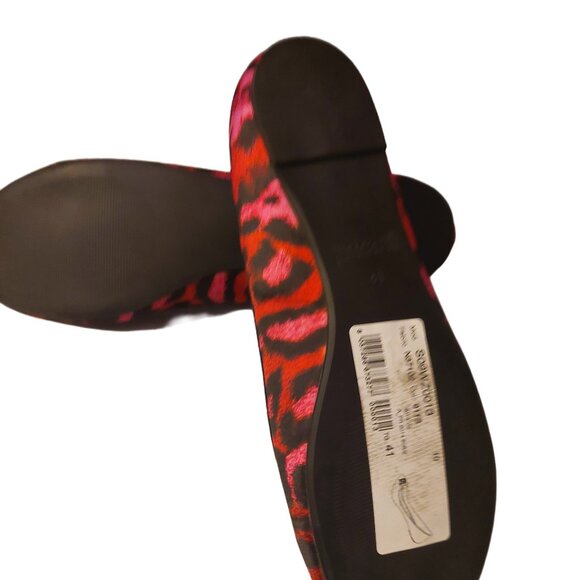 𝅺Just Cavalli Ballerina Flats Sz 41 Narrow Width A1 NWT - Picture 11 of 12